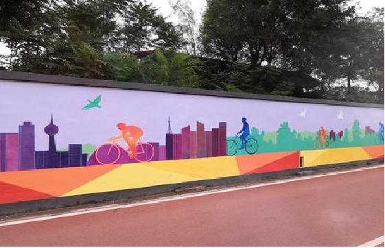 灌阳墙体彩绘-围墙