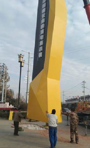 灌阳标识标牌的安装方法。