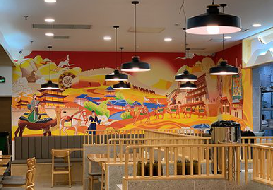 灌阳商业空间彩绘介绍。